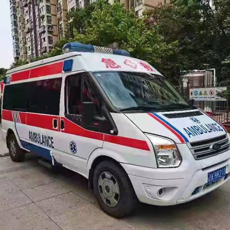长宁长途救护车护送病人返乡